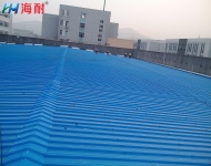 海耐合成樹(shù)脂瓦工程案例